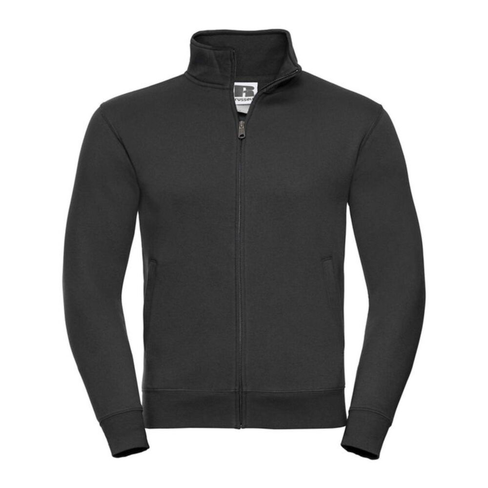 Russell Mens Authentic Sweat Jacket / Black